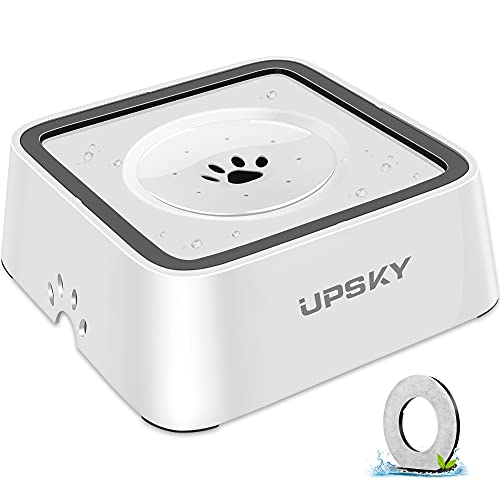 Image of UPSKY Dog Water Bowl Upgrade 70oz Large Capacity No Spill Slow Feeder Vehicle Carried 2L Pet Water Dispenser Travel Bowl for Dogs, Cats