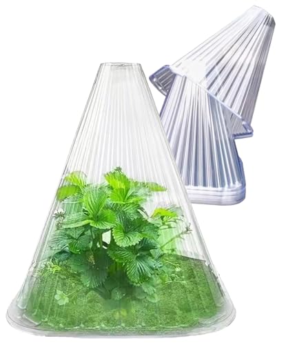 S.fields.inc 苗カバー 育苗ドーム 10個セット 播種 種まき 透明 植物保護 鳥よけ プランターカバー (20cm)