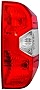 Dependable Direct Passenger Side (RH) Tail Light Assembly for 2014 2015 2016 2017 2018 Toyota Tundra - Parts Link # TO2800193, TO2801193 OE # 81560-0C104 - Includes the Bulb