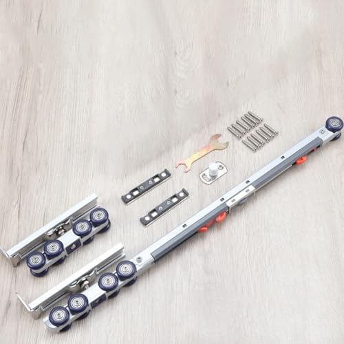 Poulie de porte coulissante avec amortisseur pour garantir une expérience de mouvement tranquille (8 roues - 80 kg)