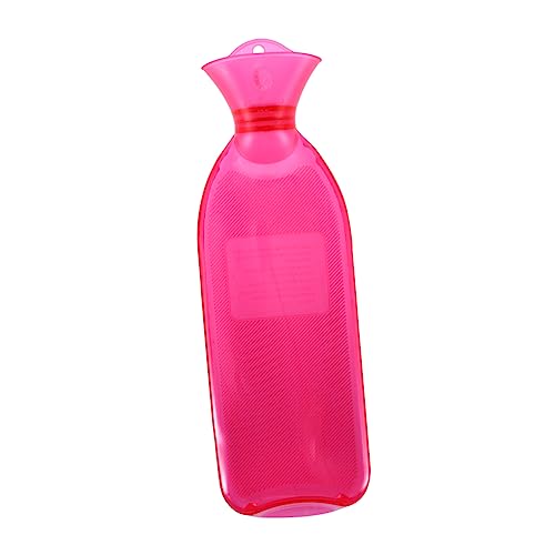 NOLITOY bolsa de agua caliente de pvc plegable reutilizable más cálido matraz calentador de biberones portátil almohadilla de calentamiento de agua dispensador botellas de agua termo rosa
