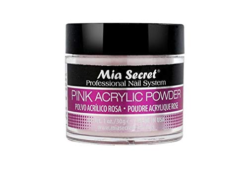 Mia Secret Professional Acrylic Nail System Pink Acrylic Powder 1 OZ
