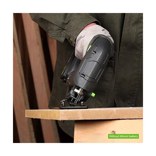 GALAX PRO Stichsägen, DC-20 V Max 1,3 Ah Lithium-Ionen 2500 SPM Stichsägewerkzeug mit Akku und Ladegerät, 8 Stück T… – Bild 8