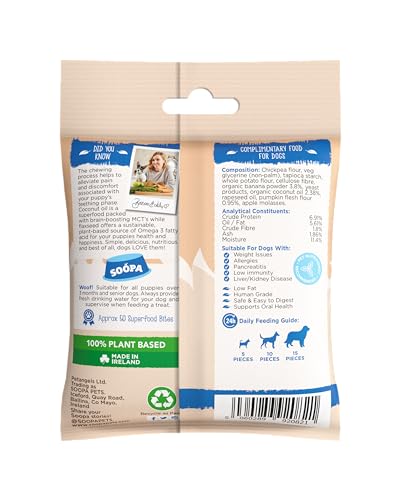 Soopa Banana & Pumpkin Puppy Healthy Bites 50gm (Pack of 2) - Image 2