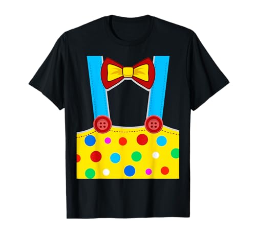 Clown-Kostüm Kinder Männer Frauen- Halloween-Zirkus T-Shirt