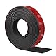 Neopren Gummistreifen Selbstklebend 25mm(B) x3mm(D) x3,2m(L) Fester Gummi Selbstklebend Gummimatten für Dichtung, Bodenpolsterung, Geräte- und Möbelschutz, Puffern, Anti-Vibration, Anti-Rutsch