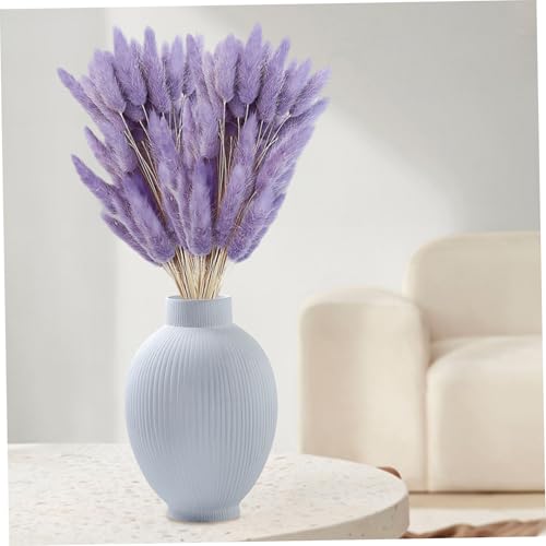 120 Flores secas Pampas Grass decorativas lavanda 50 cm miniatura 6