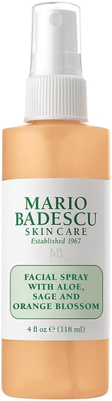 Facial Spray with Aloe, Sage and Orange Blossom for All Skin Types | Face Mist that Hydrates & Uplifts