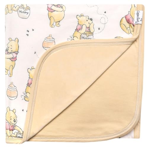 Image of Copper Pearl Jumbo 3-Layer Baby Blanket: Soft Baby Quilts for Boys and Girls | Breathable, Cozy, Toddler Blanket | Baby Quilt for Newborns | 46x46 Premium Polyester /Rayon | Hunny