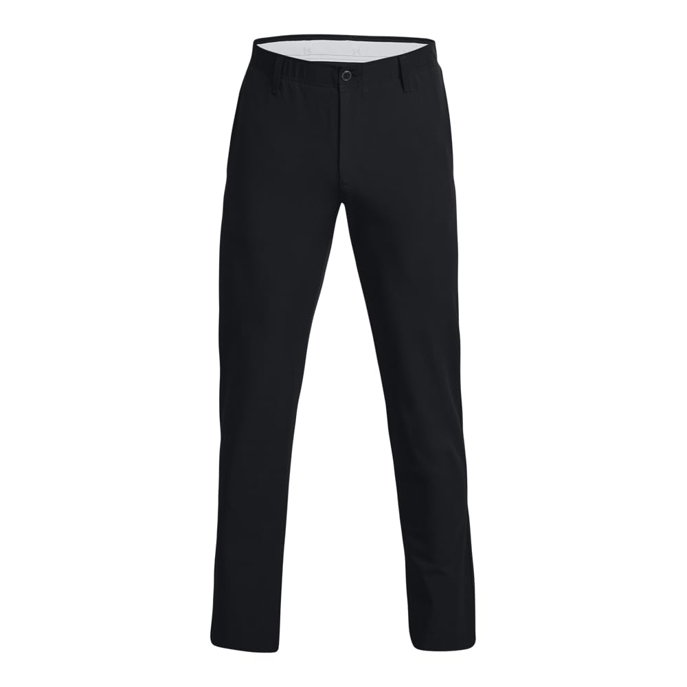 Under Armour Pantaloni da golf da uomo, (001) Nero / Nero, 34W x 32L
