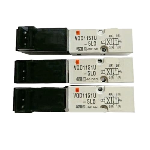 Válvula electromagnética VQD1251W-5LO compacta de 5V para control de aire 3