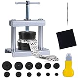J6&H6 Watch Press Tool Set,Watch Back Case Closer for Closing the Cover , Watches Battery Replacement Tool Kit, Dismantling The Watchs Opener Case, Suitable for Watches Repair Kits with 16 to 50mm Circular Dials