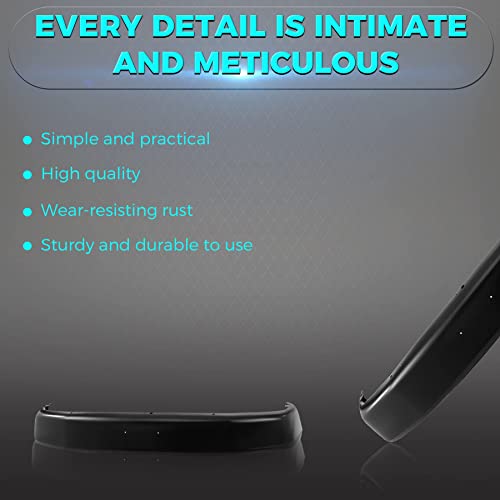 Titanium Plus Autoparts 1992-1997 Compatible With Ford F150 F250 F350 F53 F59 Bronco Front Bumper Face Bar Fo1002340 F2Tz17757C #TOP5