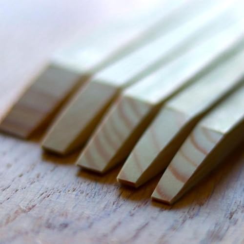 5 Pieces Wooden Caulking Tools - Wooden Sealant Finishing Tool | Wood Silicone Tooling Sticks | Wood Mastic Tooling Sticks | Smoothing Mastics And Sealant For Window Door Wall Gaps