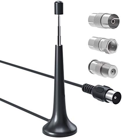 DAB Radio Aerial for Hifi System Indoor, Ancable 3M FM Indoor Radio Antenna for Tuner Stereo Amplifier Home Cinema System Home Theater System HiFi Receiver with Magnetic Base