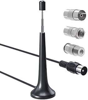 DAB Radio Aerial for Hifi System Indoor, Ancable 3M FM Indoor Radio Antenna for Tuner Stereo Amplifier Home Cinema System Home Theater System HiFi Receiver with Magnetic Base