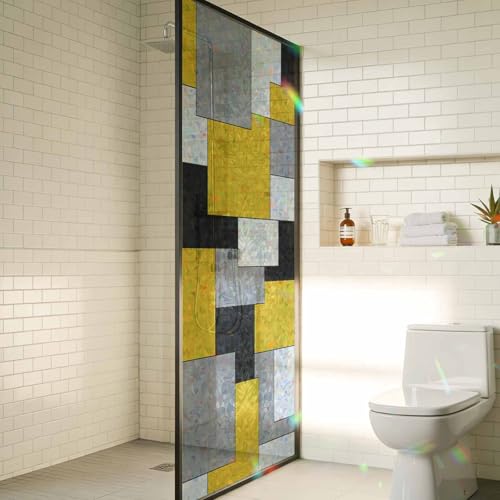 Vinilo decorativo para ventana amarillo 17.7x78.7 pulg miniatura 4