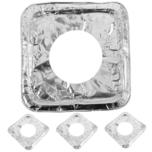 HOLIDYOYO 10 Piezas De Aluminio Foil Stove Stove Courner Cubiertas
