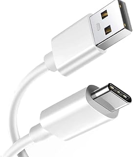 KP TECHNOLOGY Charger Cable for Samsung Galaxy A14 / A14 5G / A04s / A13 / A12 / A23 / A22 / M23 / M33 / M53 5G / A02s / A03s / A21s / A52s 5G / A52 5G / A90 5G Type C Charger Cable (WHITE)