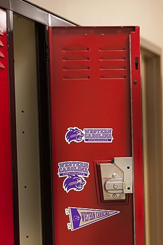 Image of Western Carolina University 9ct Vinyl Large Deluxe Stickers Variety Pack - Laptop, Water Bottle, Scrapbooking, Tablet, Skateboard, Indoor /Outdoor - Set of 9