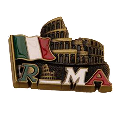 Adesivos magnéticos 3D criativos Geladeira Marca de referência famosa Adesivo de refrigerador de met