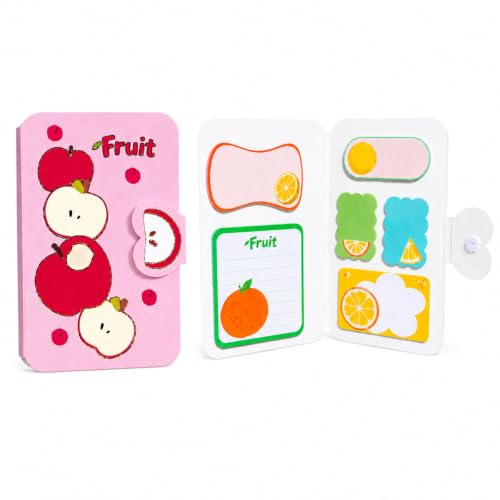 Image of Kawaii Sticky Notes Memo Pad, Cute Self Adhesive Notes for School, Office, Study, Planner & Journaling-Pack of 1, Pink