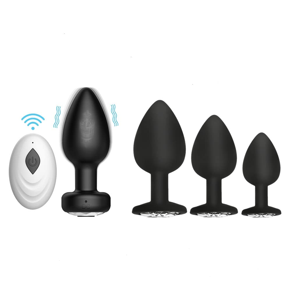 Plug anale Plug anale telecomandato 10 frequenze USB di ricarica vibratore plug anale vibratore plug anale giocattoli erotici del sesso Per coppia