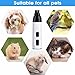 BYXIWA Silent Groom Pro Nail Grinder Cordless, Pet Paws Grooming Tool Silent Grind Pro Dog Nail Trimmer, Electric Pet Nail Trimmer Rechargeable Quiet Painless Paws Grooming & Smoothing Tool (1PCS)