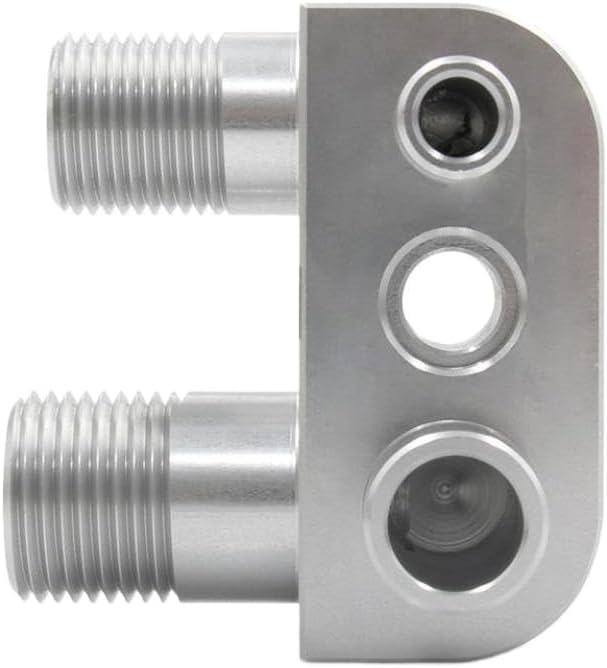 A C Line Compressor Adapter Fitting Compatible With LSX LS2 Engine Swap