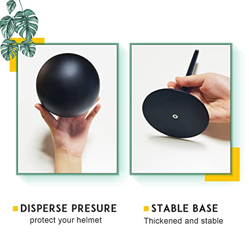 Pxvdyqmotorcyclehelmet Stand Metal, Stand Desktop Hanger Rack Helmet Stand Display 13 In Black(2Pack) #TOP3