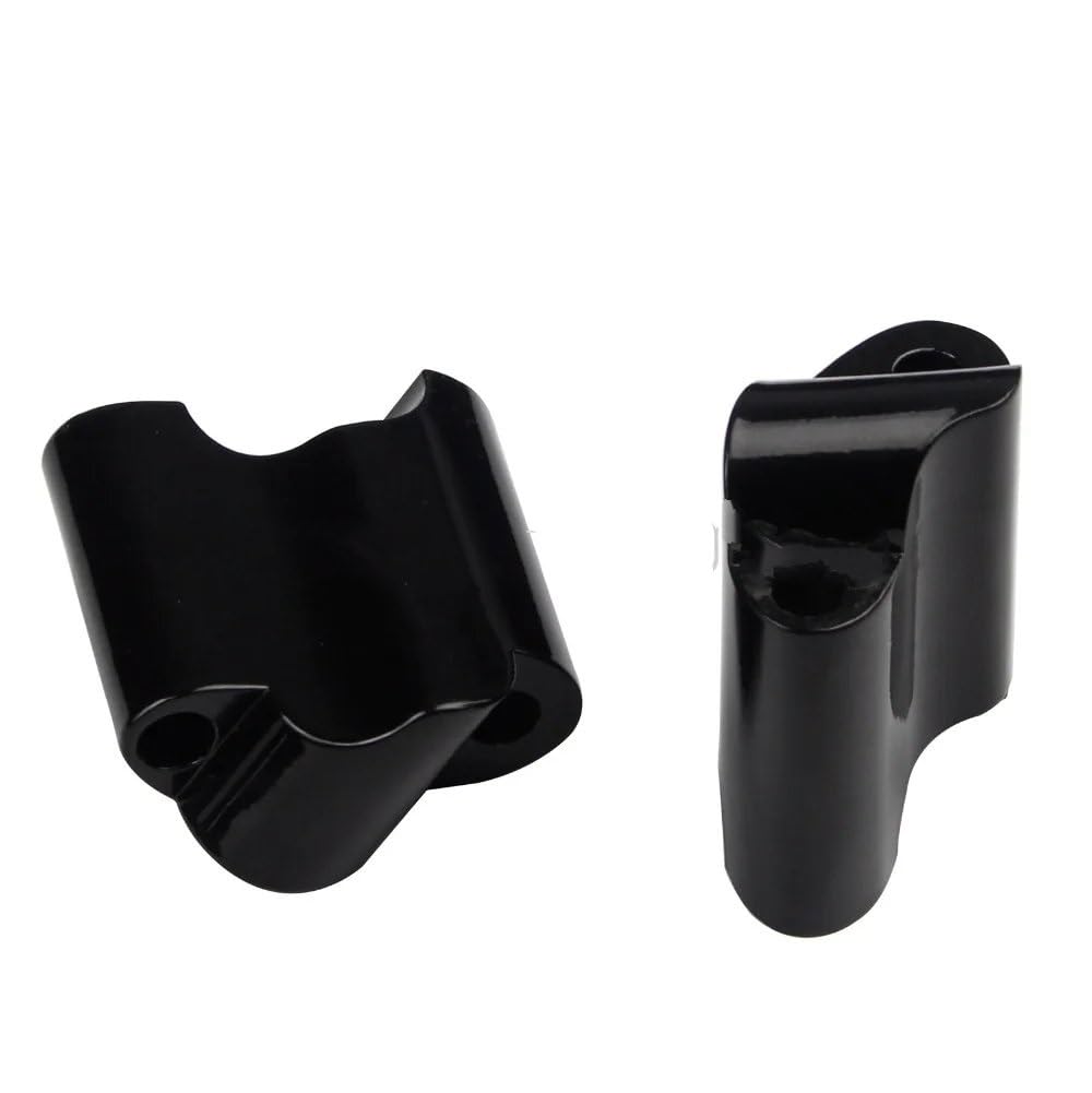 Rialzi Manubrio per Sportster XL1200 XL48 48 2010-UP 2 "Rise CNC 1" Manubrio Riser 50mm Blocco di Estensione per Montaggio su Manubrio Moto Manubrio Riser(Nero)