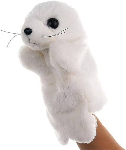 Marionetas de mano de animales panda, conejo, gato, juguetes de peluche para juegos de rol, contar historias, enseñanza preescolar, gran regalo para Marionetas de mano de animales panda, conejo, gato, juguetes de peluche para juegos de rol, contar historias, enseñanza preescolar, gran regalo para