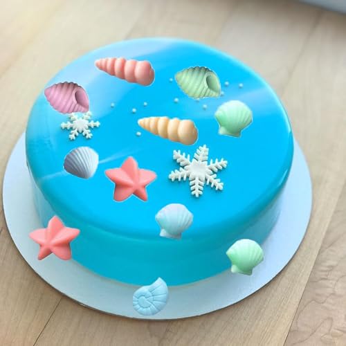 3Pcs Seashell Silicone Molds, Ocean-Themed Baking Molds for Chocolates, Candies, Ice Cubes, Soap, Resin, DIY Crafts and Beach-Themed Decorations by CIZITBE - Image 5