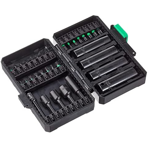 Amazon Basics 33-Piece Impact Driver Bit Set Cover