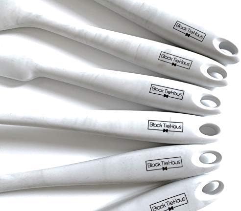 Miniatura 3 de Juego de utensilios de cocina con efecto mármol blanco para casa y hogar Black Tie Haus