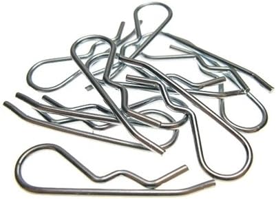 Racers Edge 1065TP 1/8 Body Clips, Trans Purple, 10-Piece