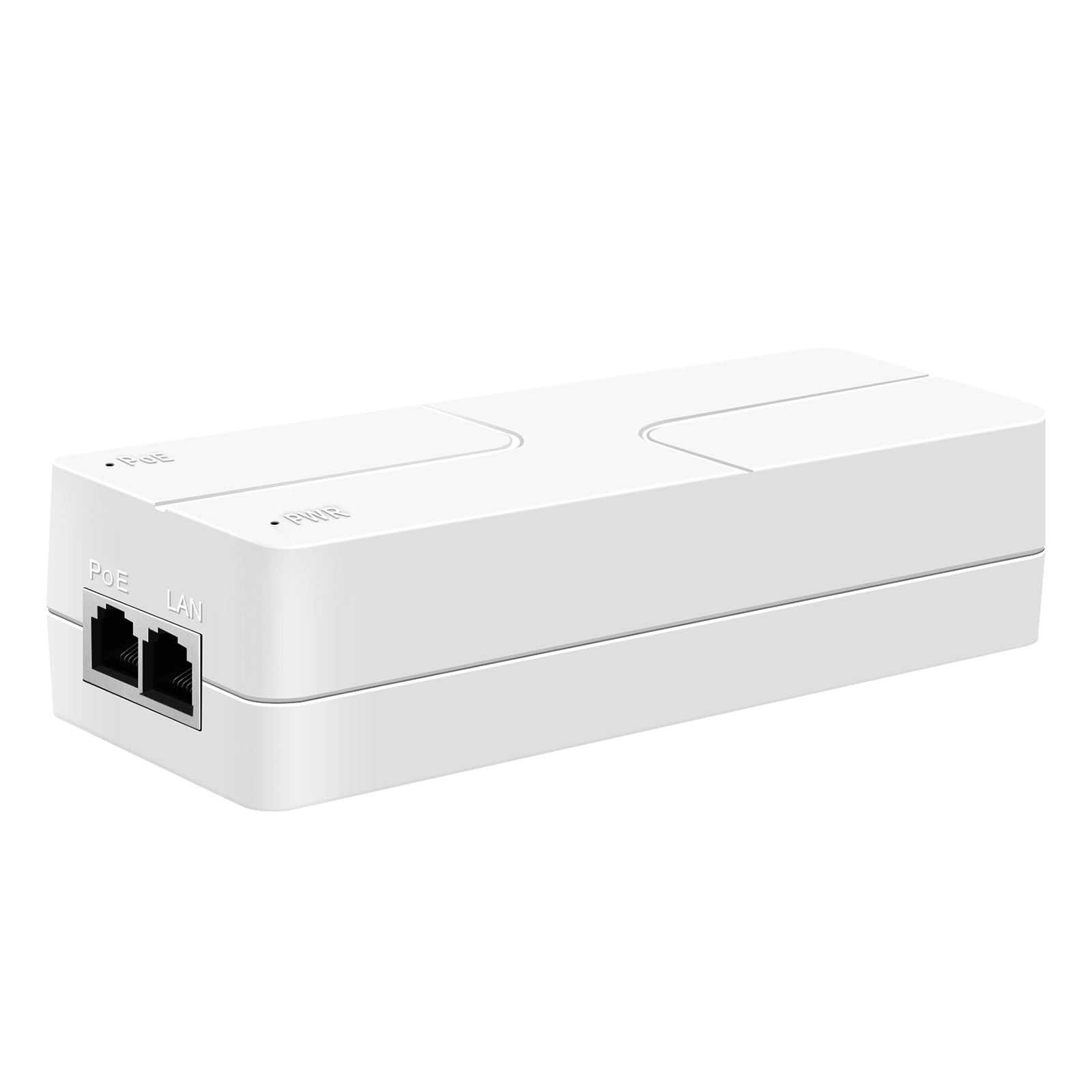 2.5Gbps PoE Injector 60W Power Over Ethernet Adapter with 2 Ports, IEEE 802.3af/at/bt Compliant - Distance Up to 100 Meters, 2.5G PoE Adapter Ideal for Camera, TV and IP Phone, White-image-40