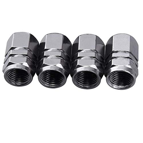 TaoNaisi Coche de válvula de los Casquillos de aleación de Aluminio de Neumáticos vástago de la válvula Tapones válvula de la Rueda Auto Universal Las Cubiertas 4pcs