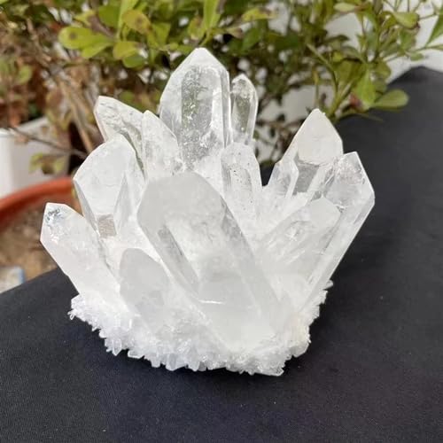 Cluster quartz blanc naturel 500g bloc de cristal de roche - 6