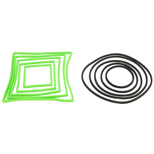 HEEPDD Anillo de Alimentación para Peces, Juego Versátil de 10 Corrales Flotantes para Plantas para Acuarios de Agua Dulce, Material de Espuma EVA Que Promueve la Limpieza, Adecuado