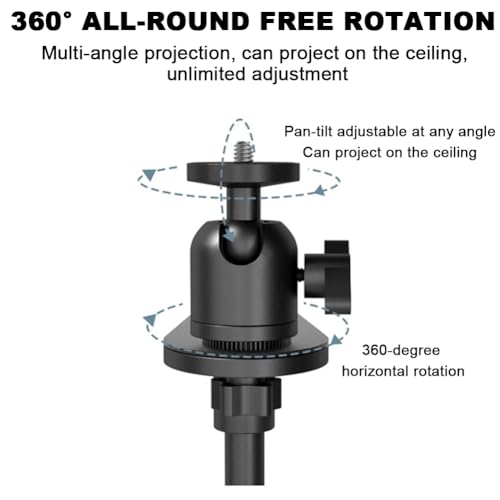 Soporte portátil para proyector de metal ajustable miniatura 5