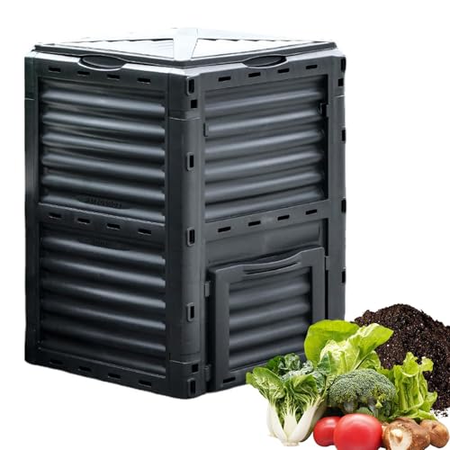 Convertisseur de compost de jardin extérieur haute capacité pour biodéchets
