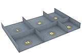 Dimension du carton 415 mm x 280 mm x 37 mm. Le plateau comporte 39 fentes.