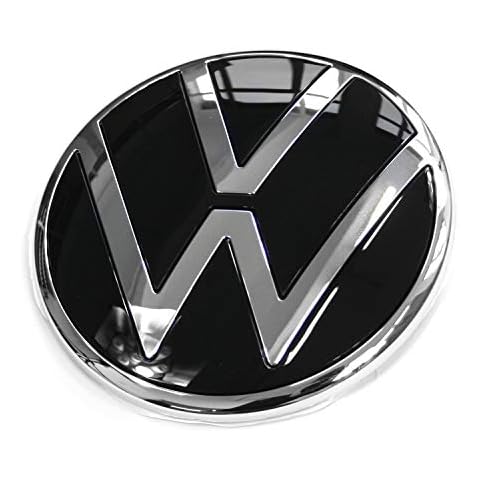 Volkswagen Chrome and Black Tailgate Emblem Cover