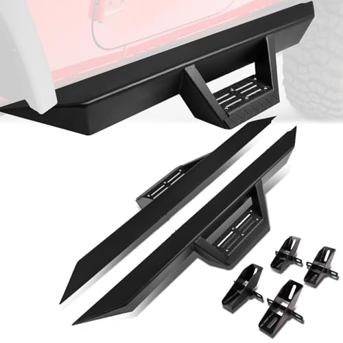 3 in OD Barras Nerf de Aluminio para Jeep Wrangler JK