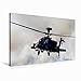 Produktbild Premium Textil-Leinwand 90 x 60 cm Quer-Format WAH-64D Apache Longbow British Army Air Corps | Wandbild, HD-Bild auf Keilrahmen, Fertigbild auf hochwertigem Vlies, Leinwanddruck von MUC-Spotter