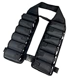 Qfdiwr Ceinture À Boire pour Gilet De Bière - Porte-Boissons Portable 17*69cm Porte-Boissons Portable avec 12 Poches,Ceinture De Gazeuses,est De Tissu Et Respirant