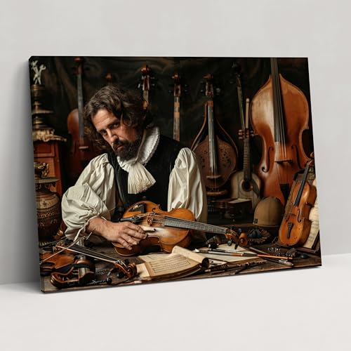 Caravage portrait de musicien Painted Anarchy décoration murale toile 76x50