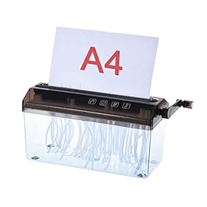 Malayas A4 9 inch Papier Shredder Shredder Papier Handmatige Hand Papier Shredder Document File Handgemaakte Rechte Snijmachine voor School Office