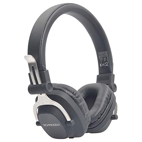 Schneider Consumer 806 Schneider Bluetooth Headset 3026, klappbar, Ultraleicht, USB-Ladegerät, Bluetooth, Tastensteuerung am Headset, integriertes Mikrofon, schwarz Cover